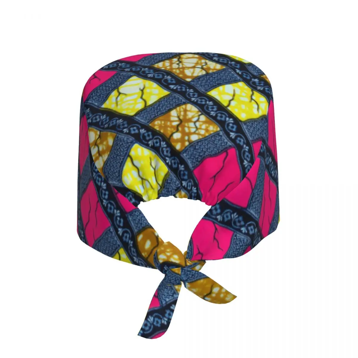 Adjustable Stylish And Unique African Ankara Prints Working Hat Men Women Scrub Caps Scrub Nursing Doctor Surgeon Cap for Chef