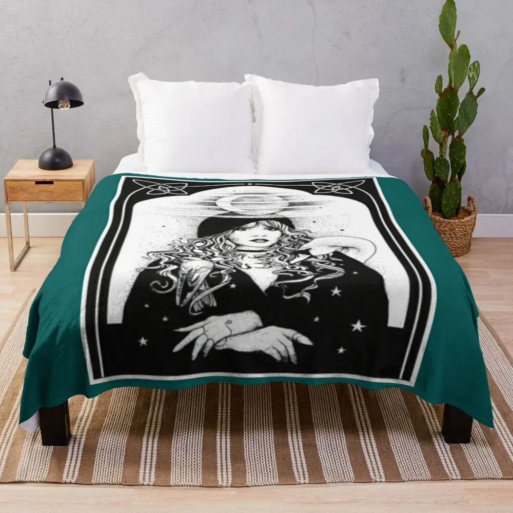 Stevie Nicks Vintage Stevie Nicks Legend Live Forever Love Music Throw Blanket Beach blankets and throws Blankets