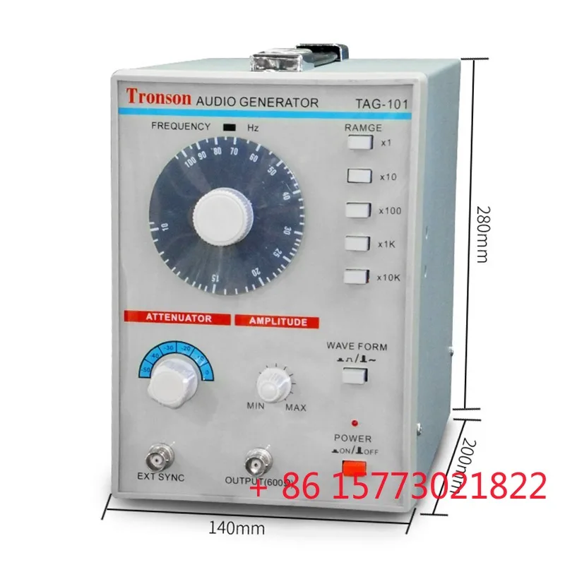 

Chuangxin TAG-101 audio signal generator, low-frequency signal source audio signal source low-frequency