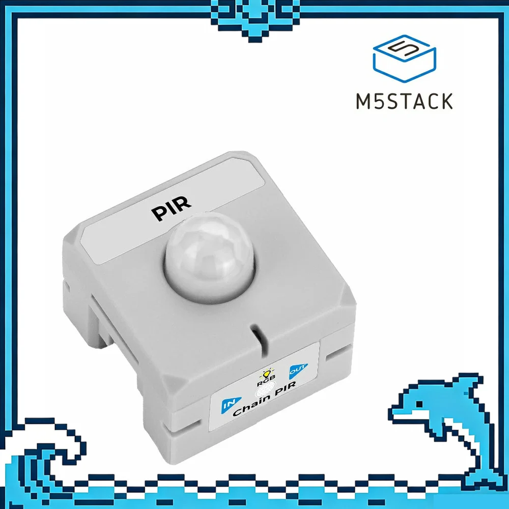 M5Stack Chain PIR STM32G031 Passive Infrared Motion Sensor Node Module for Chain Series IoT Development