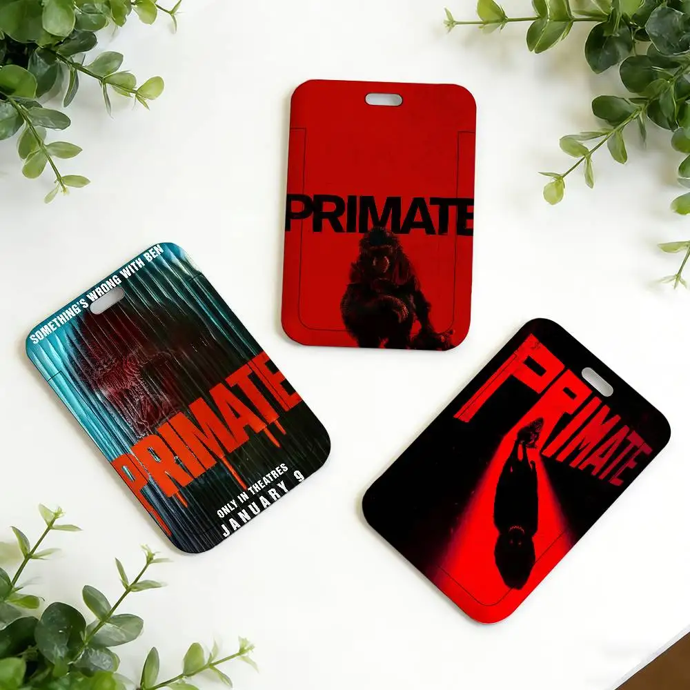 

Держатель для карт Movie Primate 2026: Студенческий бейдж-держатель на шею с ремешком для детей, подарок