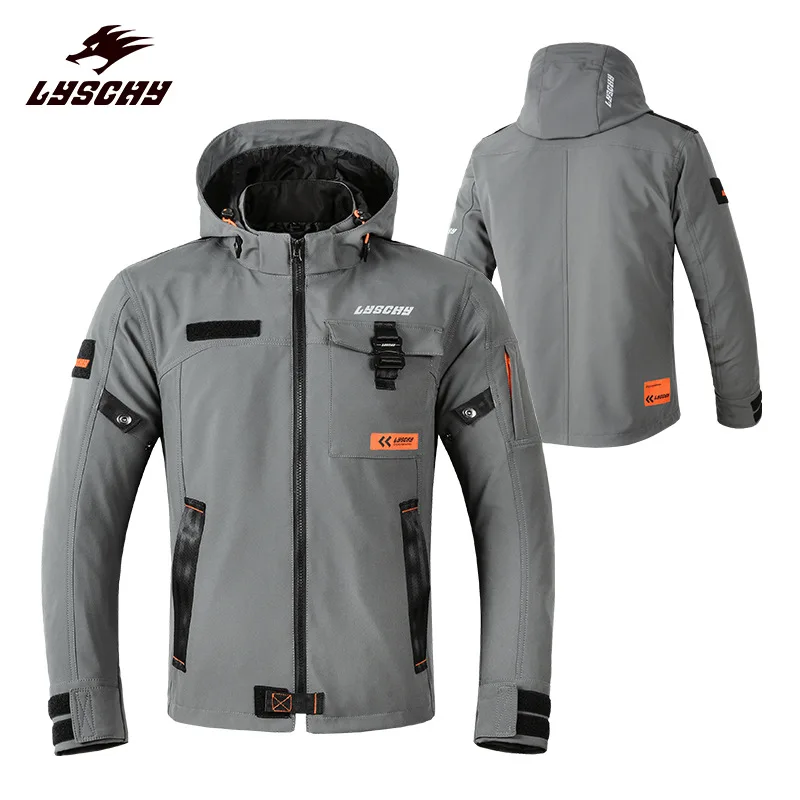 

LYSCHY Thunder Wing Motorcycle Riding Suit Men's and Women's Four Seasons Waterproof Warm Anti-dropCasualMotorcycleRacing Jacket