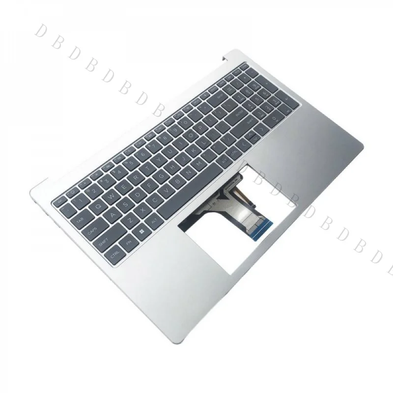 AA+New Laptop US Backlit Keyboard Palmrest Cover N36753-001 For HP 250 G10 15-FC 15-FD TPN-Q286 Q287 Replacement Upper Case Asse