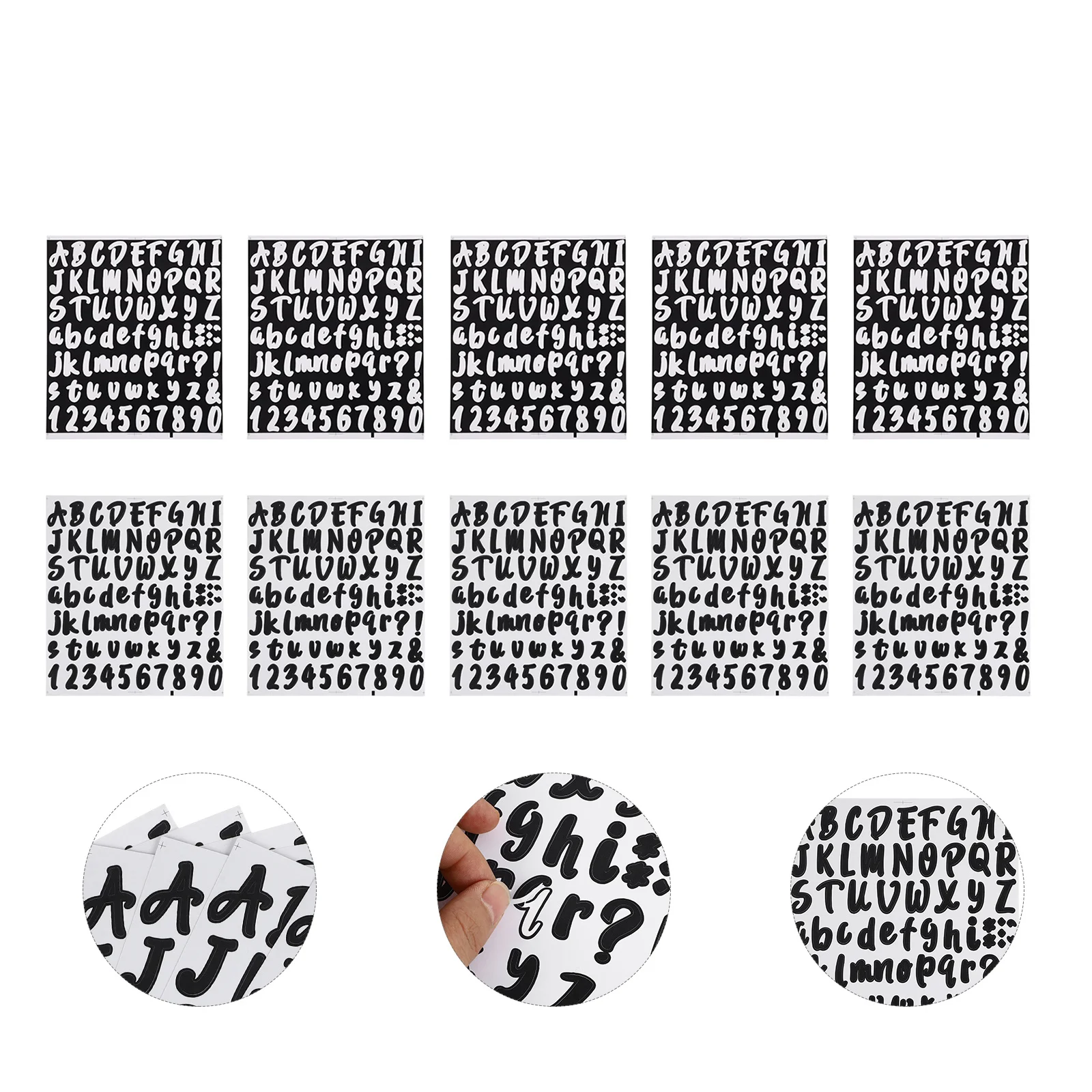 

Adhesive Letters Numbers Stickers Vinyl Alphabet Decals for Mailbox Door Address Wall Car Home Number Labels