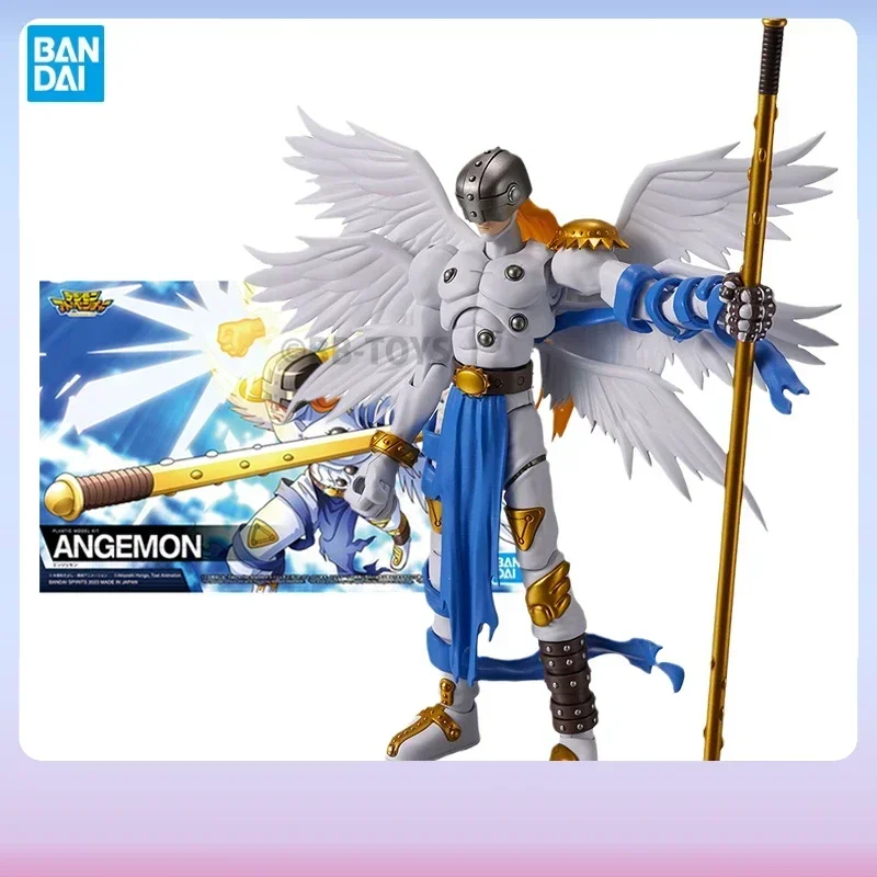 

In Stock Bandai Genuine Digimon Adventure Anime Figure-rise Standard Angemon Collection Model Kit Action Boys Toys