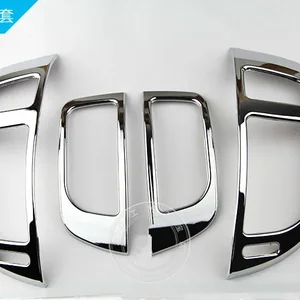 Chrome Side Dash Board Air Vento Deckung, Garrison-Formbetriebszubehör, geeignet für Kia Cerato Forte, 4PCS, 2008-2013 6 Hauptverkaufsrahmen Kia Cerato - №1