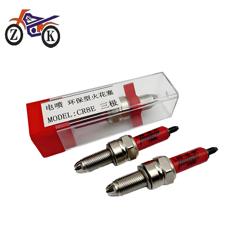 1PCS CR8E 3-Electrode EFI Motorcycle Lridium Spark Plug For Benelli Stels BN251 BN302 TNT300 TNT600 TRK502 Lengthen 10*19mm view 6