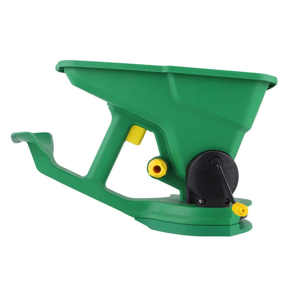 1.5L Gardener Hand Held Seed Spreader 5 Gear Gardening Seed Spreader Fertilizer Applicator for Gardens Lawns Small Farms