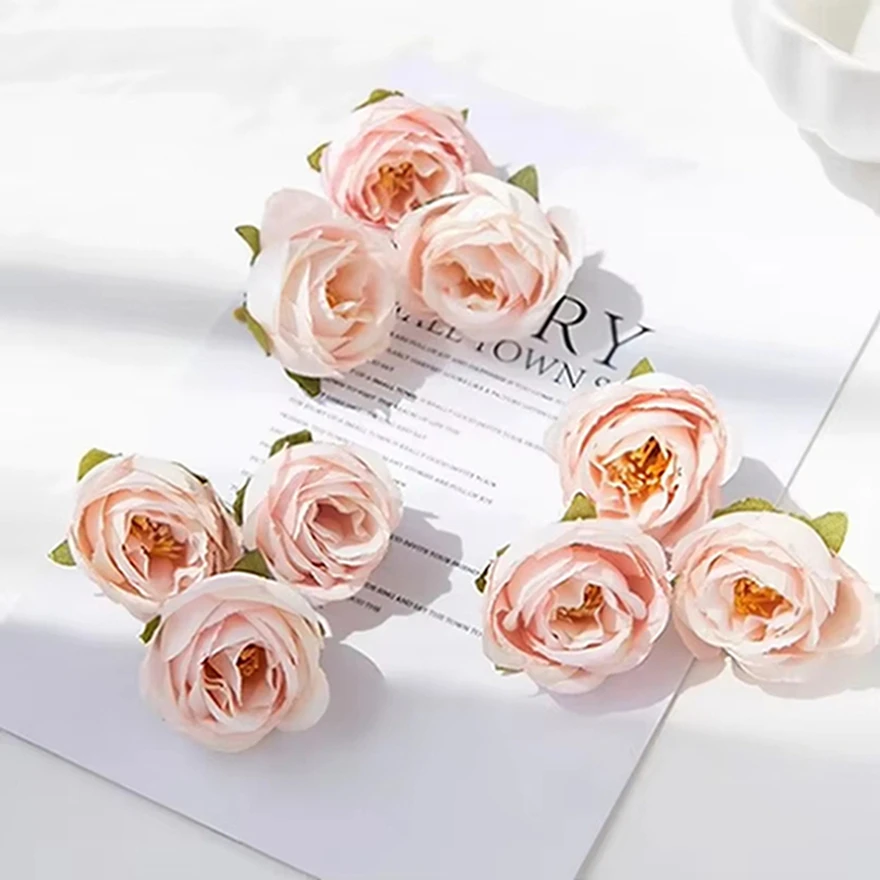 

50PCS Artificial Flowers Stamen Home Room Wedding Party Decorations Festival Garland Scrapbooks Art Photos Frame Roses Ornaments
