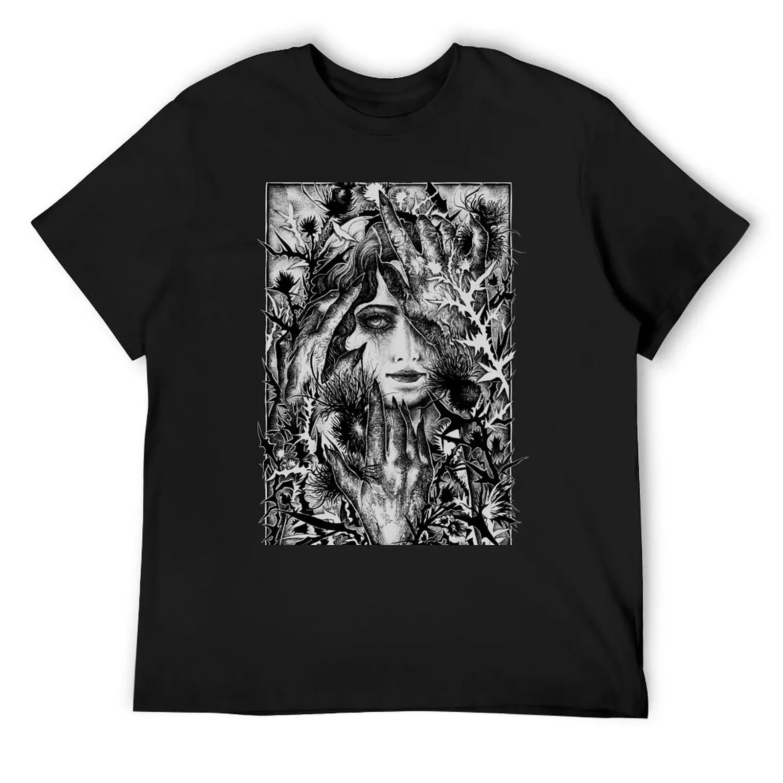 

Thistle Witch T-Shirt street wear graphic t shirt vintage plain slim fit t shirts for men