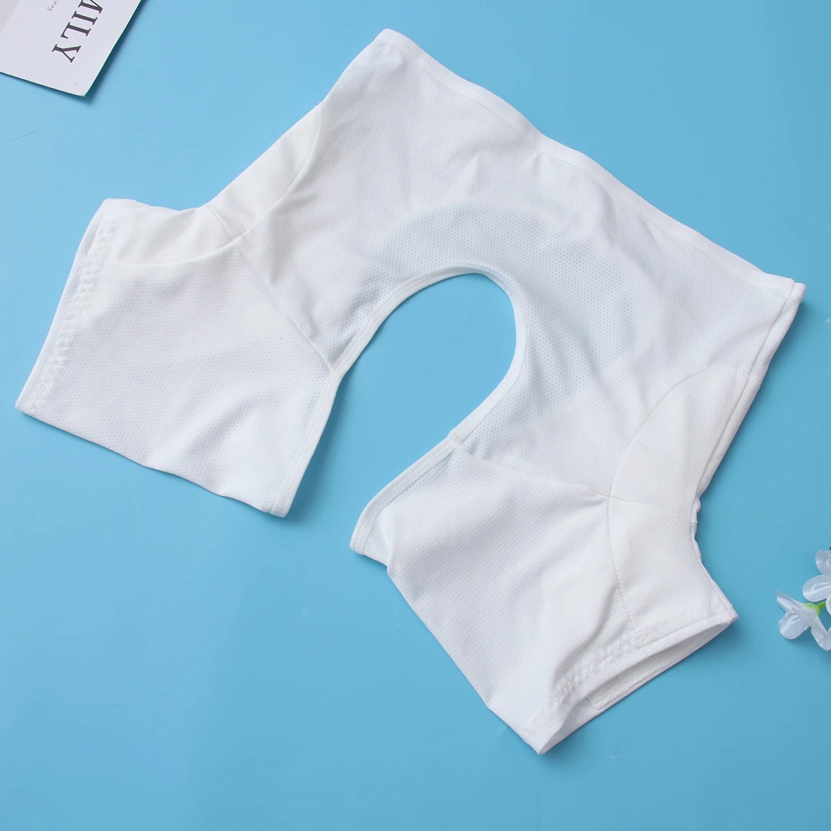 

1 шт. впитывающий жилет от пота для женщин, дышащие подмышечные прокладки от пота, быстросохнущий, удобный, легкий, летний топ для активного отдыха