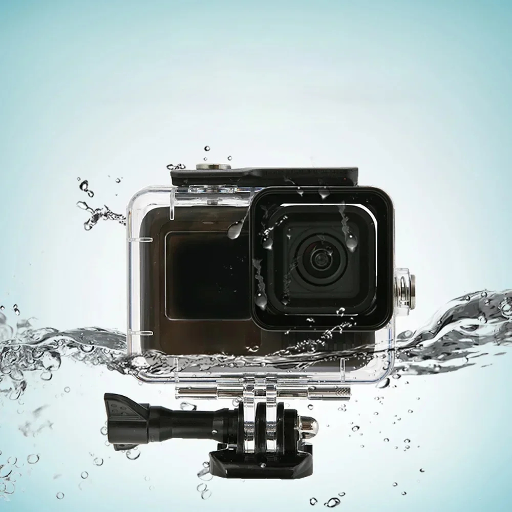 Waterproof Case for Go Pro Hero 13 12 11 10 9 Black Screen Film Glass Underwater Diving Housing Cover for Gopro 13 Camera Shell