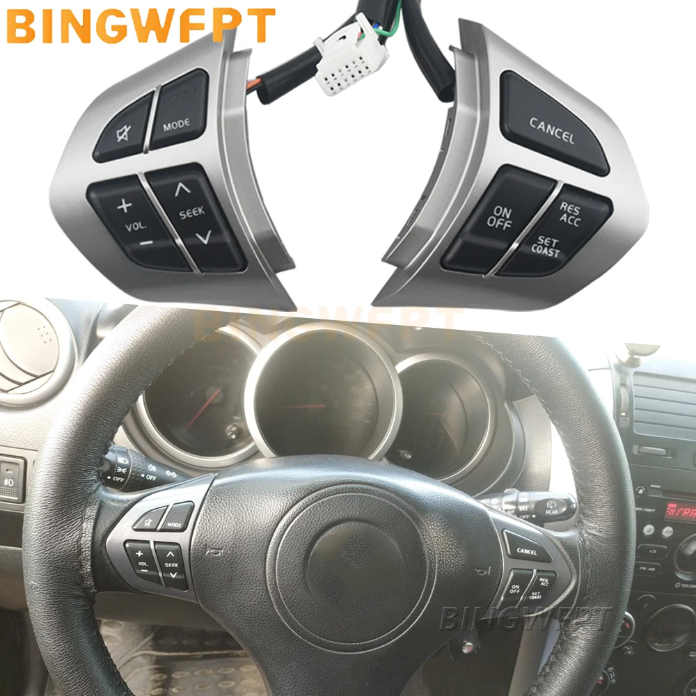 Top Quality Cruise Control Button Switch For Suzuki Grand Vitara II 2007-2013 Steering Wheel Cruise Control Switches Buttons