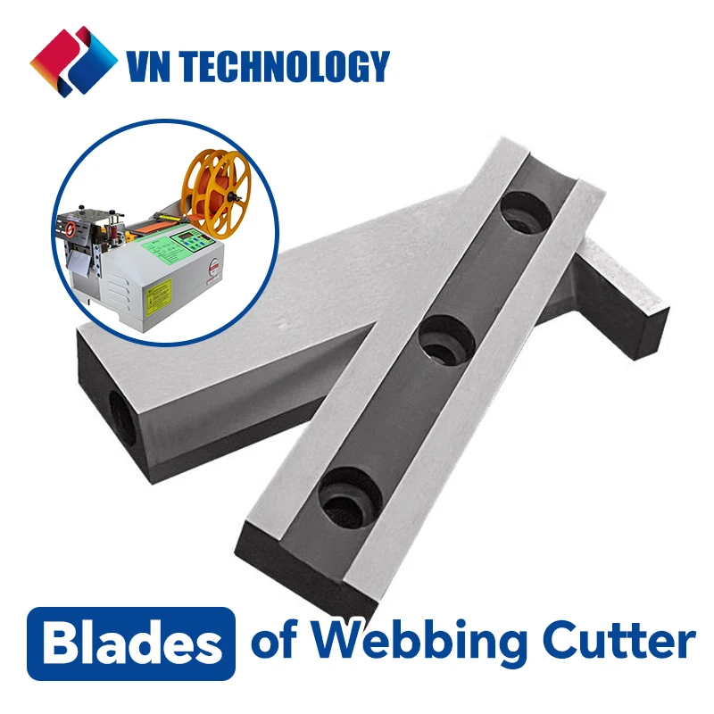 hot and cold cutting machine blade webbing zipper Velcro cutter  988 white steel knife upper and lower blade