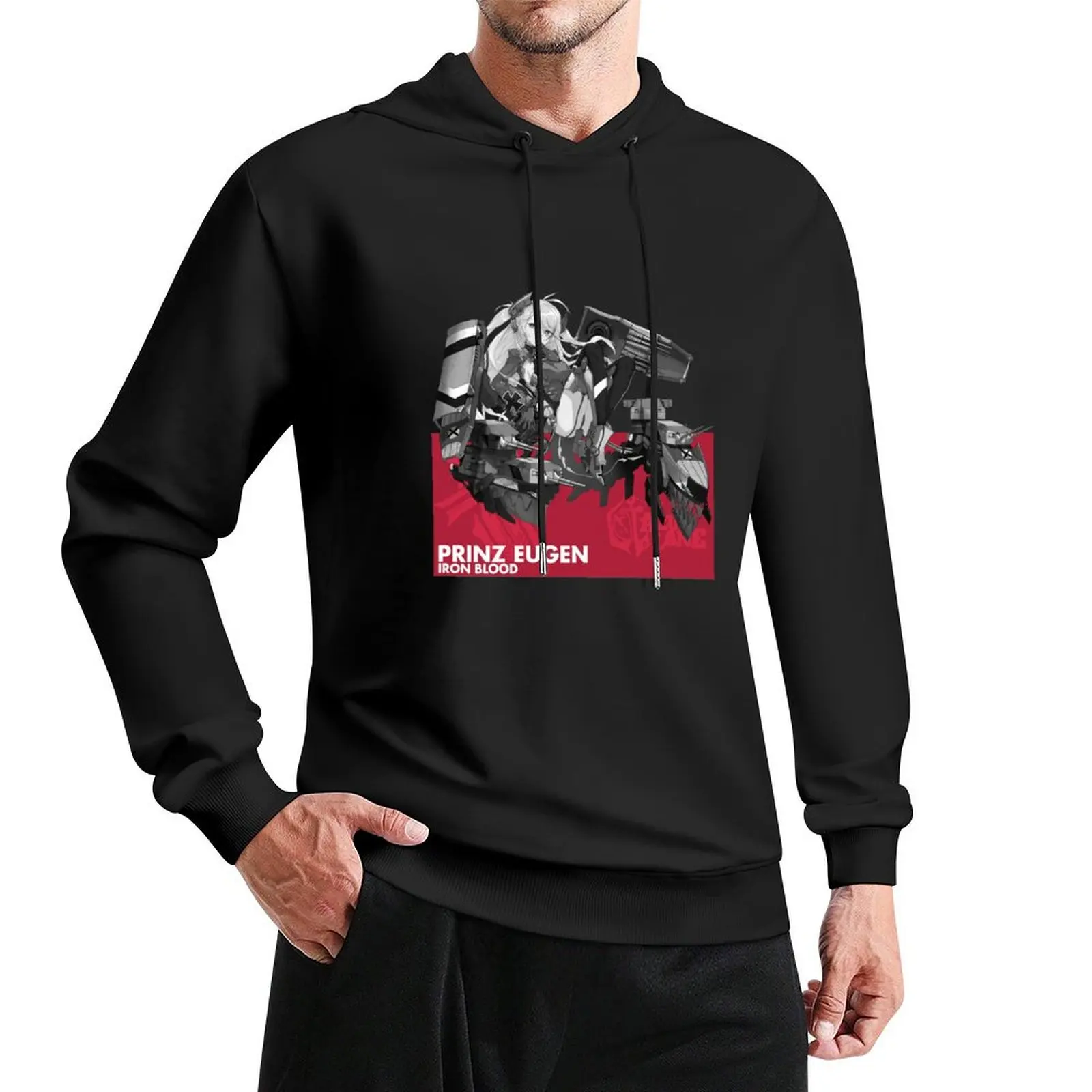 Prinz Eugen - Azur Lane - Typography 4 Pullover Hoodie men clothes autumn hoodie