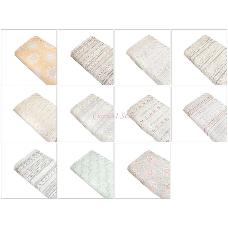 

Y1UB Soft Cool Pad 6-Layer Cotton Gauze Bedding for Baby Bed Crib And Car