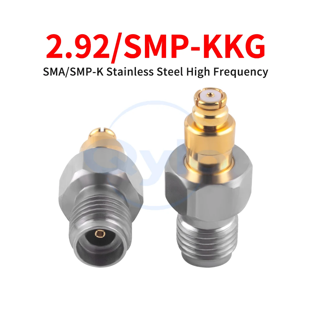 High-frequency adapter: Stainless steel SMA-K female to SMP-K female SMA/SMP-KKG signal test head (1 pcs)