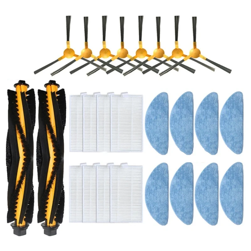 C30B XR500 E30 800T 820S 로봇 진공 청소기 예비 부품 Hepa 필터 메인 사이드 브러시 걸레 천