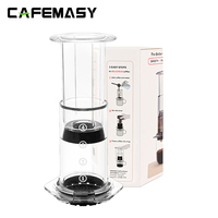 CAFEMASY Espresso Coffee Maker Portable French Press Coffee Pot Air press Barista Tools With 350pcs Filter Papers Coffee Machine