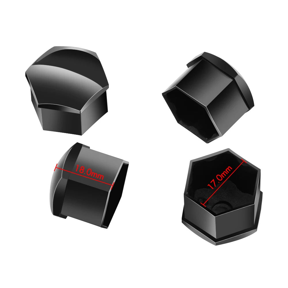 17mm Car Wheel Nut Caps Protection Covers Caps Accessories For Subaru Forester XV mitsubishi asx outlander honda civic mazda 2