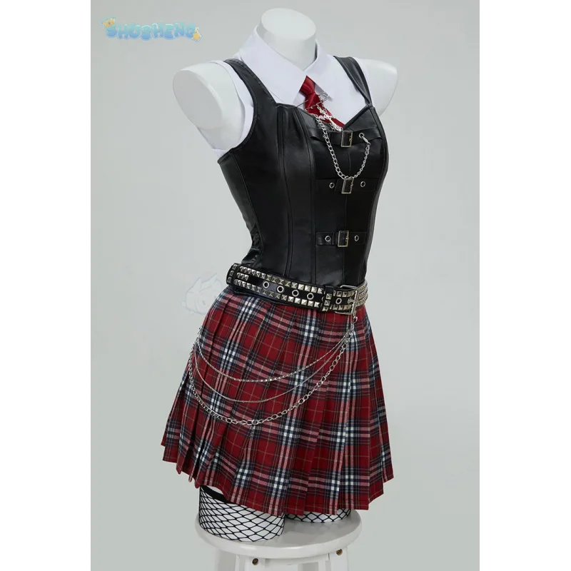 MisaMisa wig Dark Lolita Style Uniform Halloween Party Girl  Dress Up Complete Set Anime Death Y2K Note Misamisa Cosplay Costume - view 3