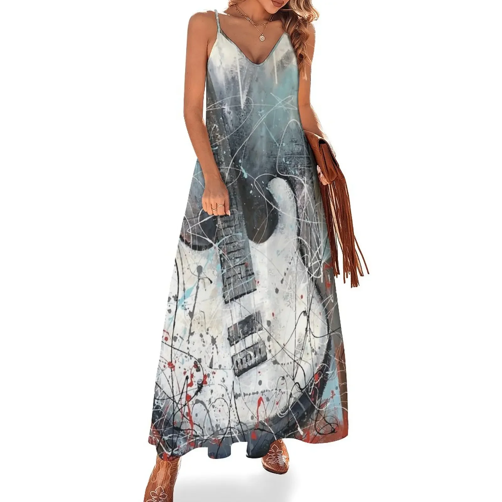 

THE GUITAR Sleeveless Dress dress women elegant luxury women formal occasion dresses women clothes dress