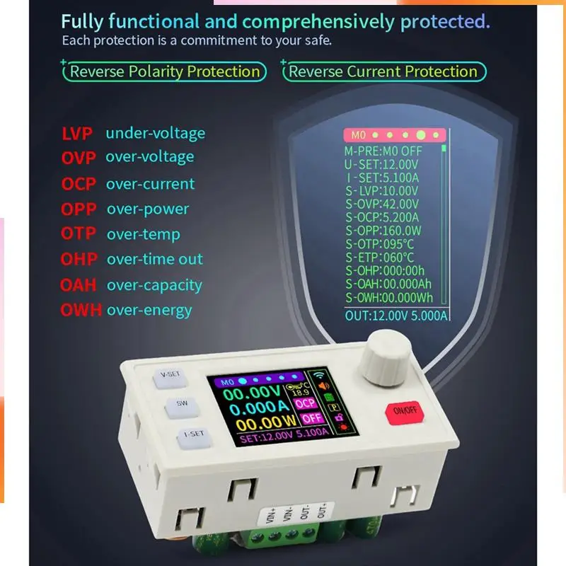 A92Z SK150S Adjustable DC Regulated Power Supply+WIFI Module Constant Voltage Constant Current 8A 150W Step-Down Module