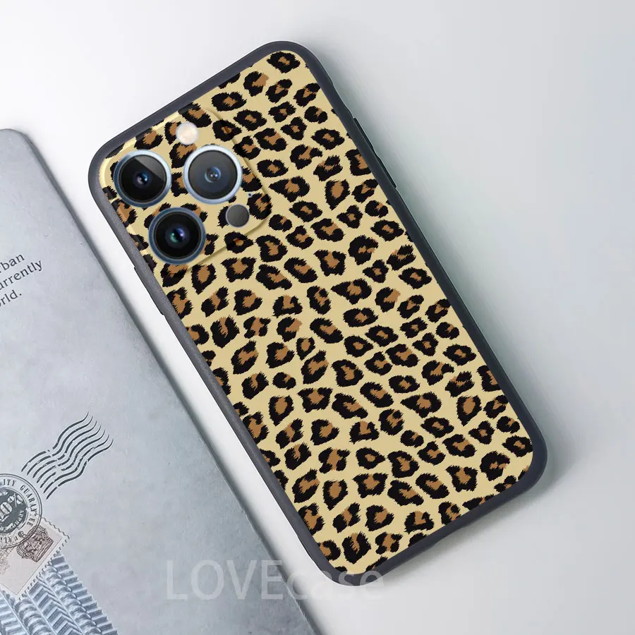 ل Xiaomi Redmi 15C 15 Redmi ملاحظة 14 13 برو زائد 11 10 9 8 9A 9T 9C 9S 10S 11S K20 Pro حافظة سيليكون ليوبارد هندسية