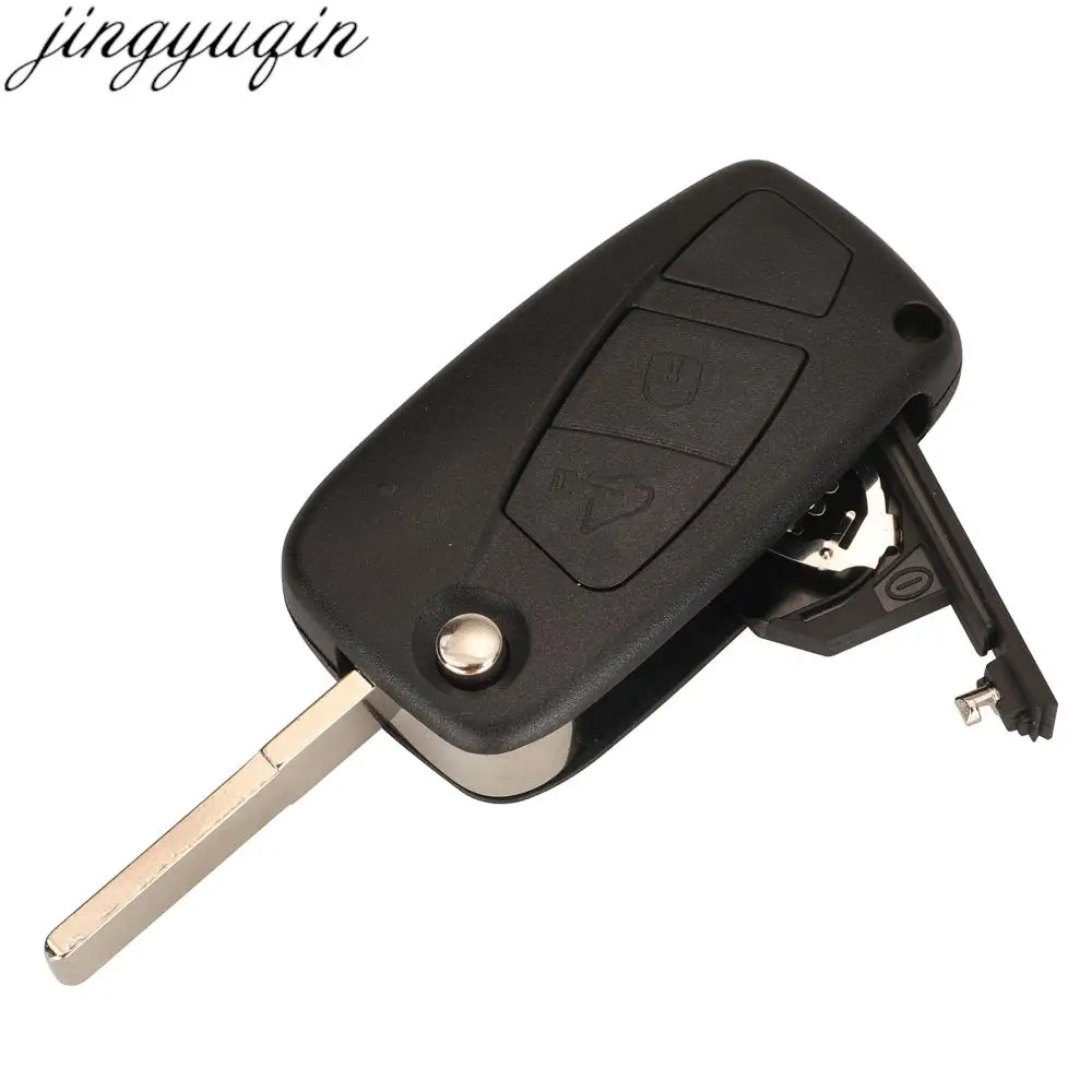 Jingyuqin 2 3 Buttons Remote Car Key Case Shell For Fiat Ducato Iveco Citroen Relay Peugeot Boxer 2006 2007 2008 SIP22 Fob