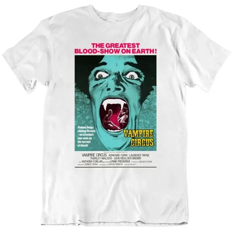 Vampire Circus Retro Horror Movie Poster Fan T Shirt