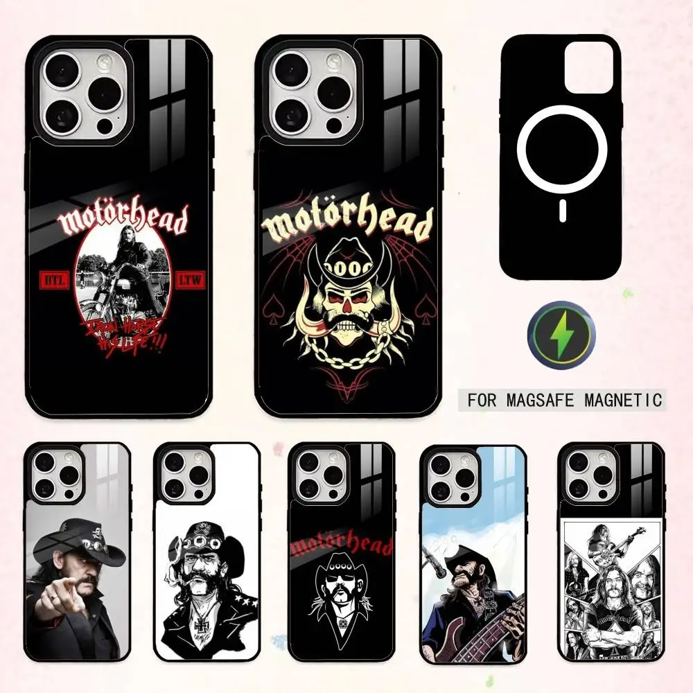 

COOL M-MotorheadS L-Lemmy Phone Case For iPhone17,16,15,14,13,12,11 Plus,Pro Max Magnetic For Magsafe Wireless Charging