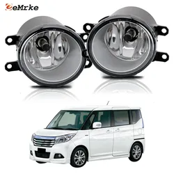 Upgrade Halogen Fog Lights for Suzuki Solio 2015 2016 2017 2018 Fog Lamp Assembly DRL Car PTF Headlight Accessories