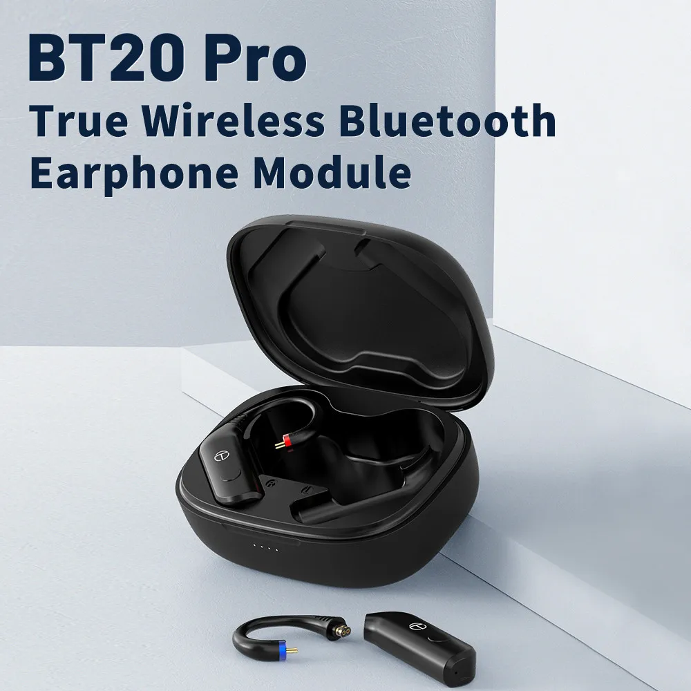 TRN BT20 Pro Drahtlose Bluetooth 5,3 HIFI Kopfhörer Modul Upgrade Kabel/MMCX Stecker Austauschbare Stecker Ohr Haken Für KZ
