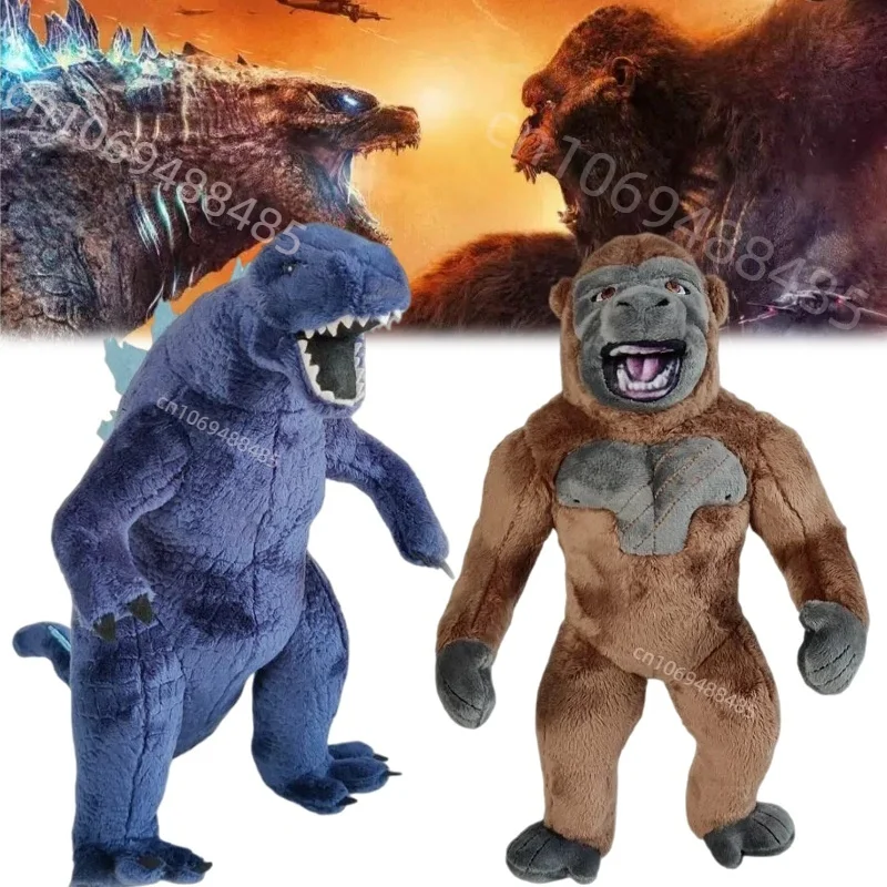 

Плюшевая игрушка Bandai Blue Tailed Dinosaur Vs Gorilla Duel, 30 см, милая плюшевая кукла для украшения дивана, автомобиля, мягкая игрушка для детей, подарки на день рождения