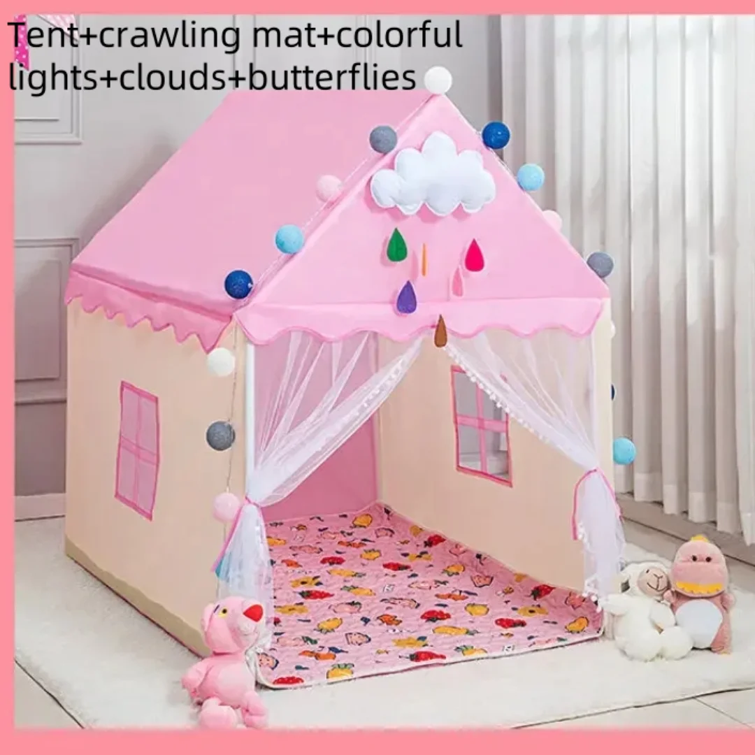 الأطفال الأميرة القلعة الخيام المحمولة داخلي في الهواء الطلق خيمة تيبي للأطفال للطي اللعب خيمة منزل كرات الطفل بركة اللعب