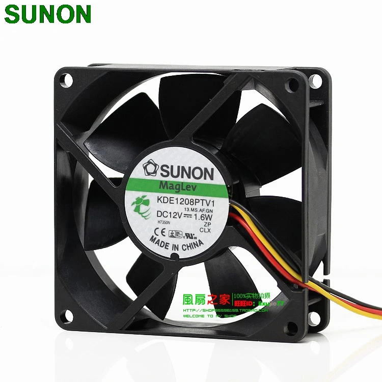 

For Sunon KD1208PTV1 8CM 80*80*25MM 8025 12V 1.6W fan maglev wind capacity chassis fan