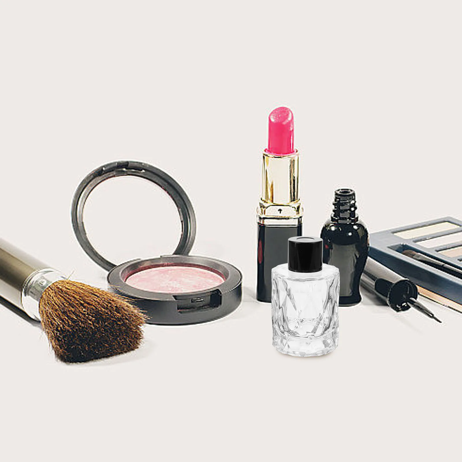 4 قطع من زجاجات الناشر الزجاجية حاويات عطر فارغة للزيوت العطرية وغرفة النوم المنزلية والمكتب وزجاجة ناشر العطور #5