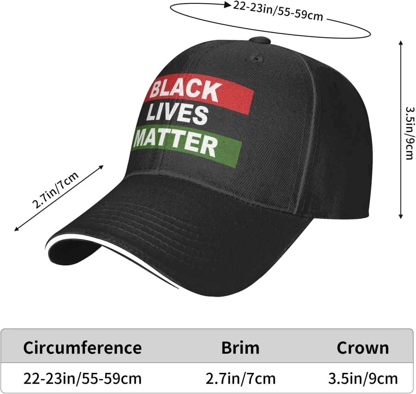 Black Lives Matter African American Snapback Cap Funny Casquette Adjustable Baseballcaps Men Sports Cap