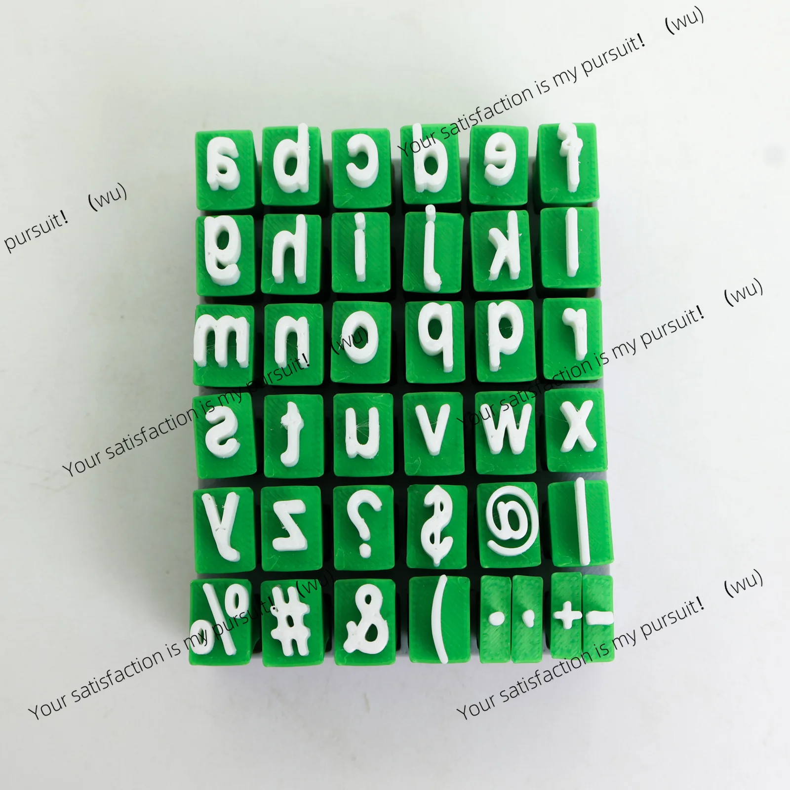 ceramic letter stamp set uppercase letters lowercase letters