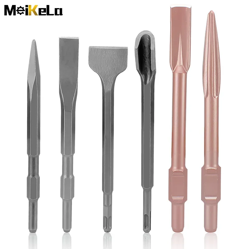 Sds Plus 1PCs Chisels Sds Max 250mm Electric Hammer Drill Bit Point Groove Gouge Flat Chisel Break Concrete Brick Wall Drilling