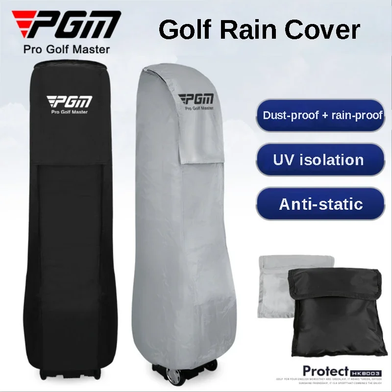 PGM Golf Bag Cover Nylon Waterproof Flight Travel Golf Bag Cover Dustproof Golf Bag with Rain Cover Case HKB003