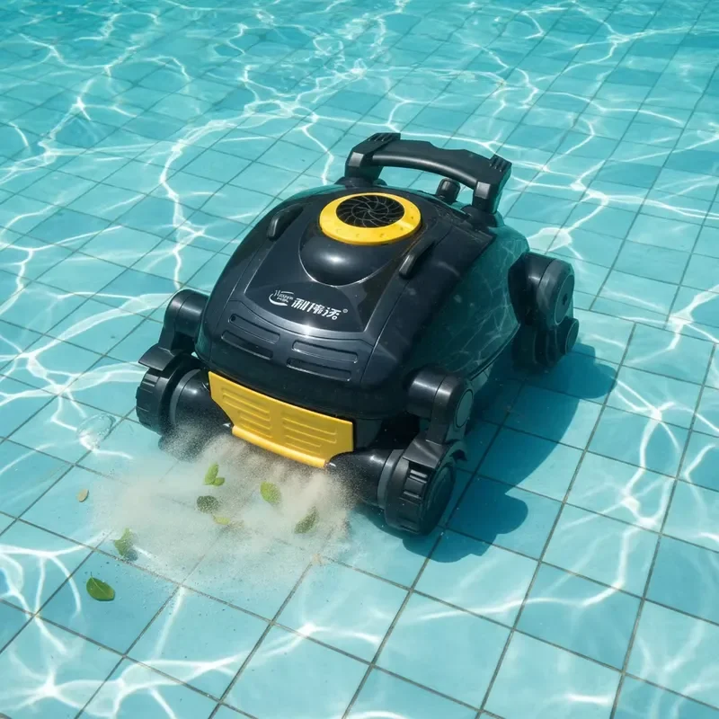 STROVAN Smart Automation Cordless Swimming Pool Cleaning Robot Strong Suction Portable Design High Efficiency Long Runtime