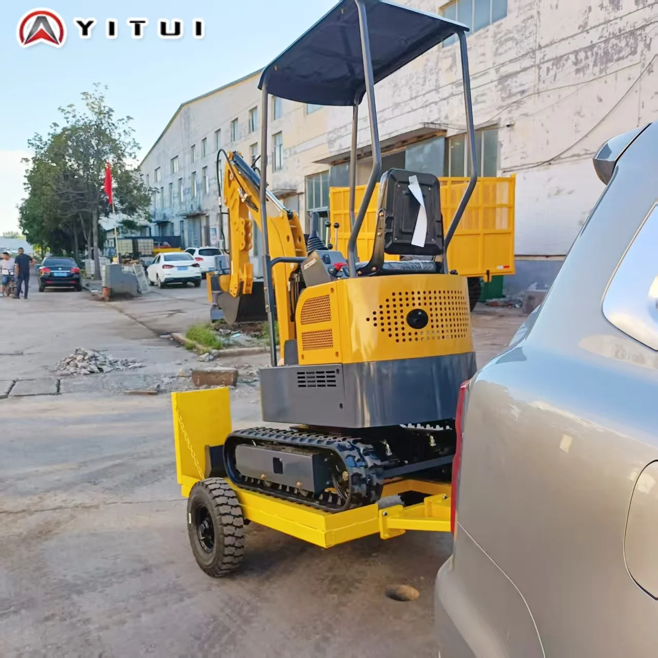 Europa 1.2Ton 1.5Ton 2.0Ton Excavadora Agricultura Hidráulica Orugas Digge Kubota EPA Motor Mini Excavadora Personalizada