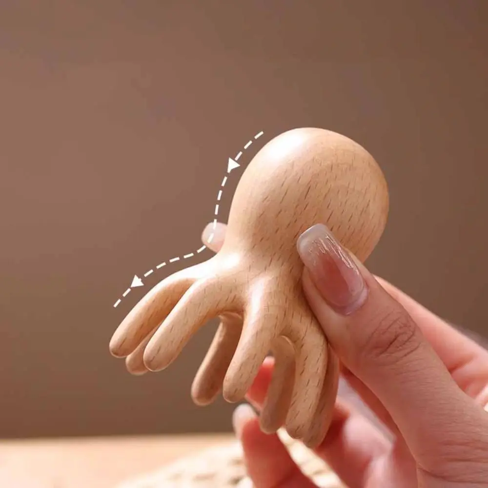 

Массажная расческа-скребок для акупунктурных точек, стимуляции меридианов, массажа кожи головы, улучшения кровообращения, антистатическая