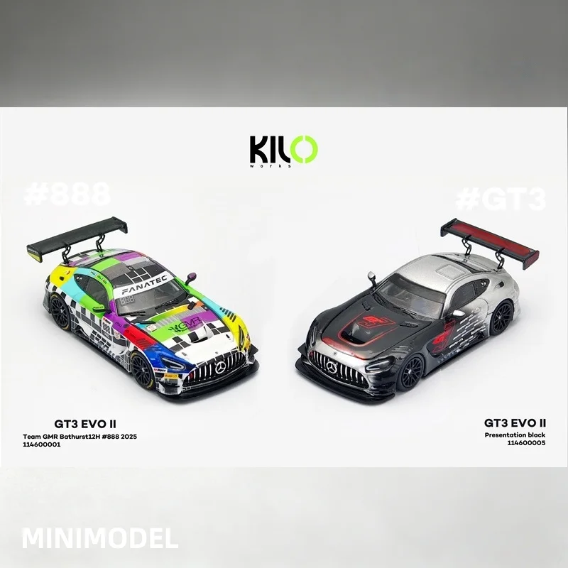 

KILO 1:64 GT3 EVO II Presentation Black / Bathurst 12h 2025 #888 Diecast Model Car