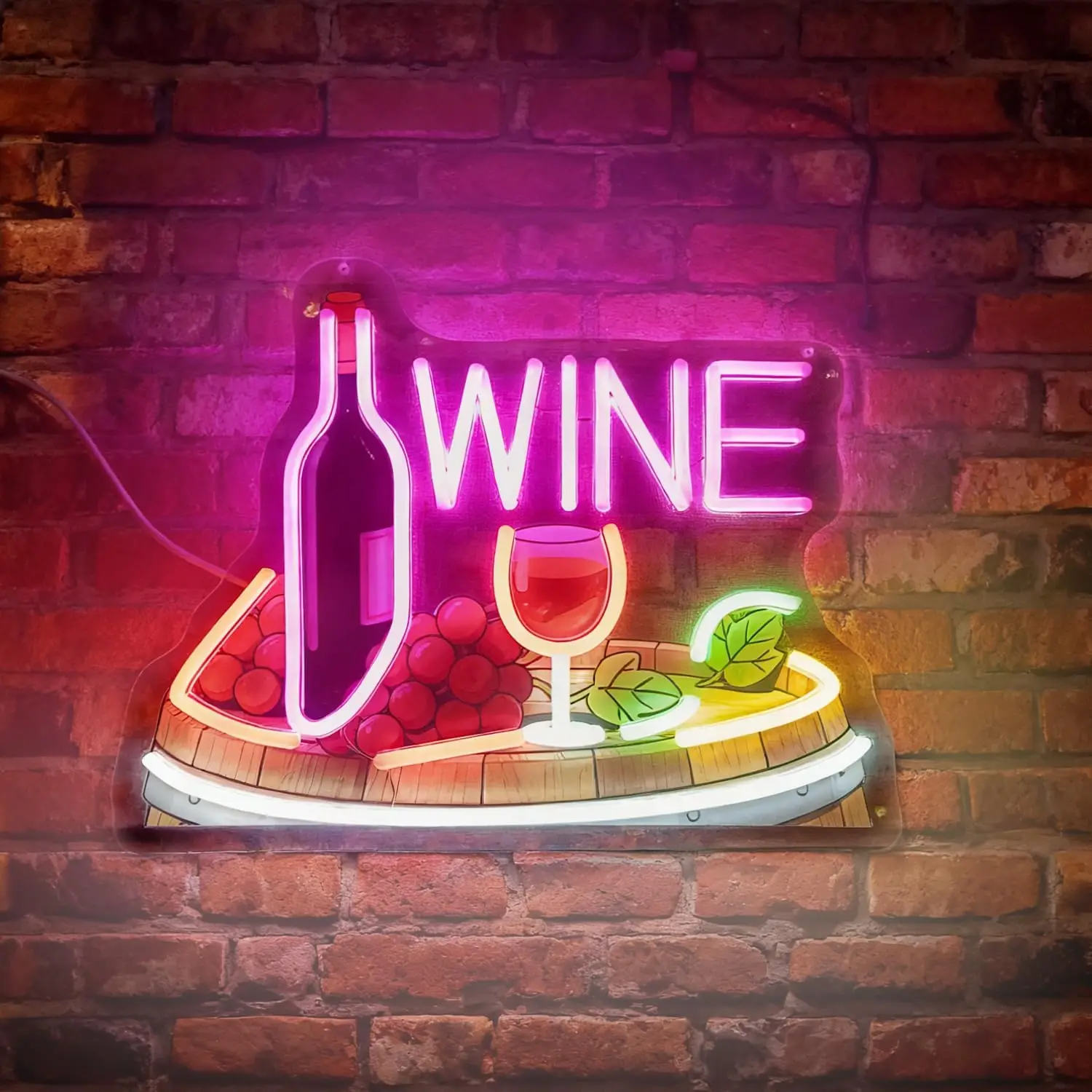 

Неоновая вывеска для бара, светодиодный настенный светильник для бизнеса, USB-питание, неоновая подсветка для вина, пива, бара, ресторана, клуба, спальни, декор, подарок