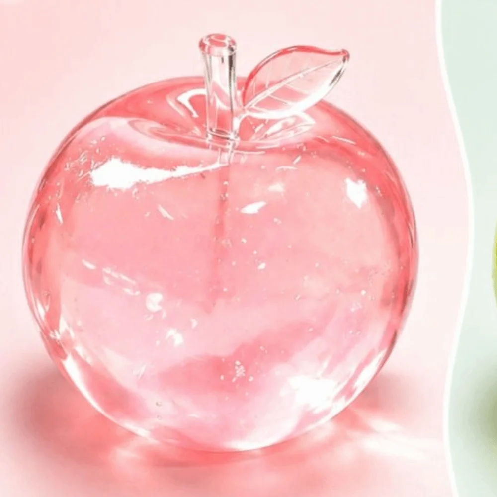 Realistic Soft Fruits Squishy Slow Rebound Transparent Squeeze Crystal Green Simulated Fruit Squishy For Adult