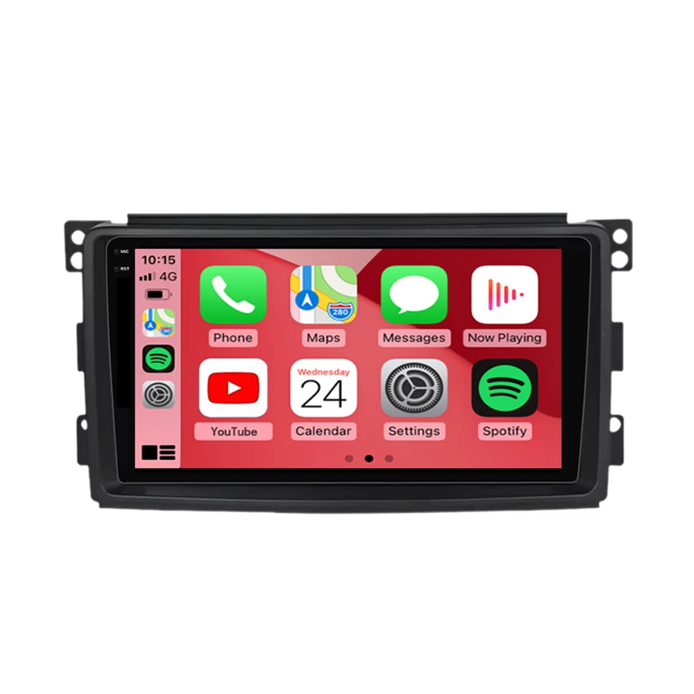 Android 14 Auto Radio Smart Fortwo 451 2005 2006 2007 2008 2009 Wireless Carplay 4G+WIFI Car Multimedia GPS Autoradio No 2din