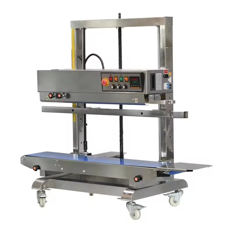 

Машина для непрерывной запайки пластиковых пленок с функцией печати, термозапайщик для пластиковых пакетов