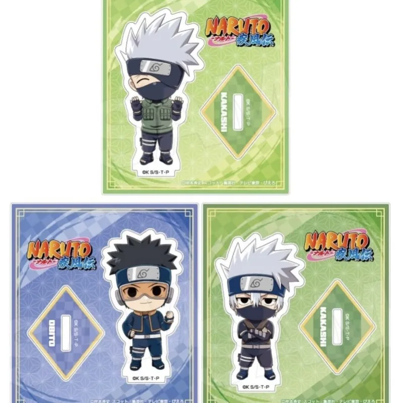 

NARUTO Acrylic Stand Figure Hatake Kakashi Uzumaki Narut Anime Peripheral Cute Cartoon Q Version Desktop 8cm Ornament New